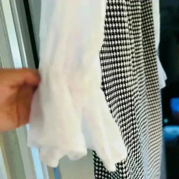 SHELBY & PALMER VINTAGE LOOK DRESS SIZE 16 with removable necklace - Picture 3 of 10